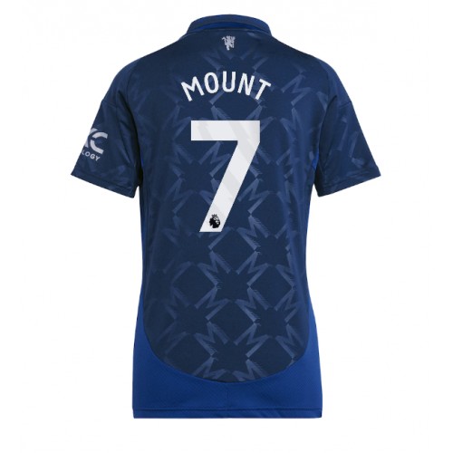 Dres Manchester United Mason Mount #7 Gostujuci za Žensko 2024-25 Kratak Rukav